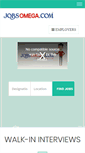 Mobile Screenshot of jobsomega.com